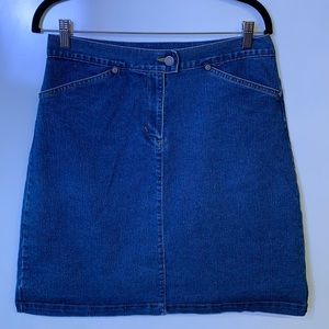Woolrich denim skirt